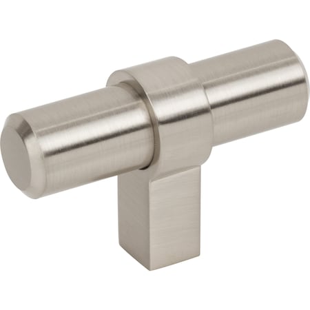 Jeffrey Alexander 2In. Overall Length Satin Nickel Key Grande CabinetIn.tIn. Knob 51SN